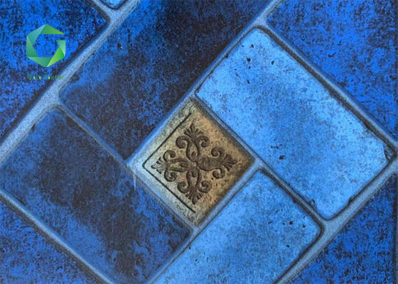 0.75mm Waterdicht van de Poolvoeringen van pvc Vinyl Met een laag bedekt de Chloor Bestand Zwembad